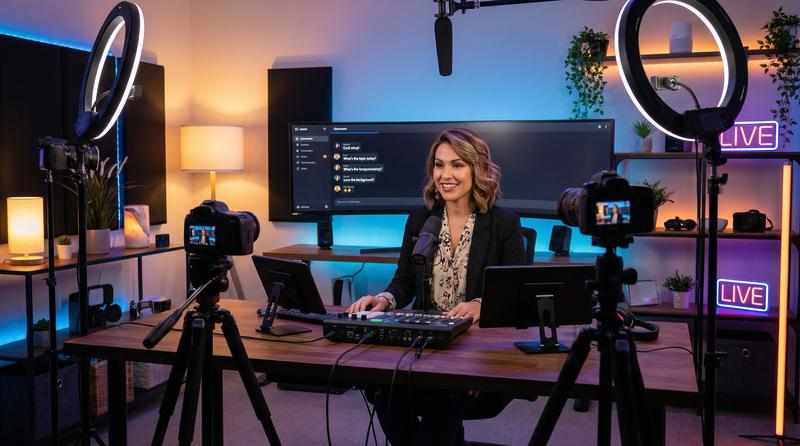 抖音揭秘视频 - 直播间视频