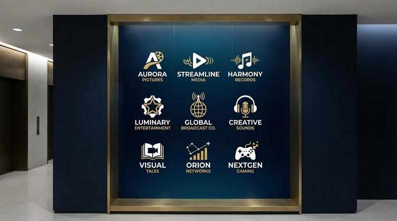 抖音揭秘合作视频品牌Logo墙