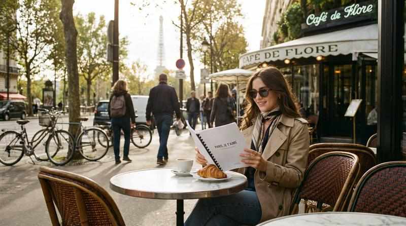 抖音揭秘视频 - 巴黎旅拍